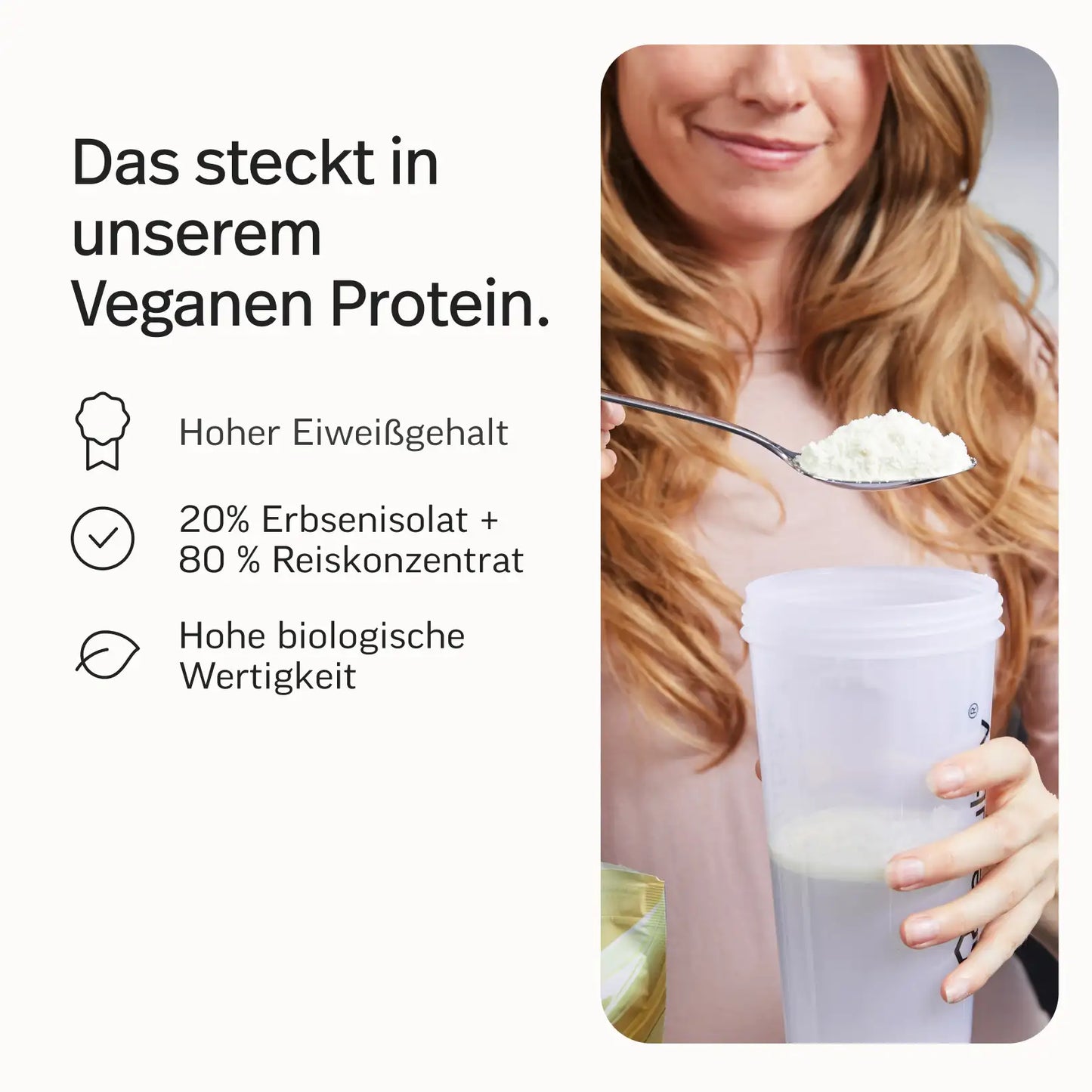 Veganes Proteinpulver (Schoko) - 750 mg