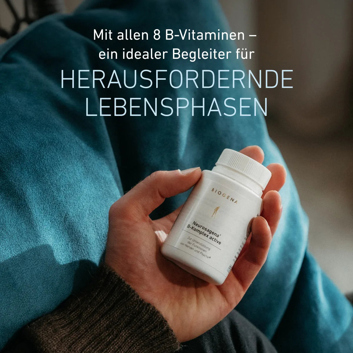Vitamin B-Komplex Pulver [60 Kapseln] - Biogena